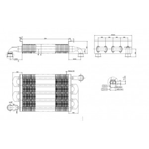 Теплообменник первичный подходит для BAXI Eco home, Eco-4s / WESTEN Pulsar D 5700950