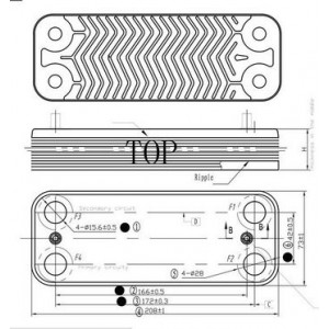 Теплообменник ГВС подходит для PROTHERM Гепард 0020118595 / FONDITAL Antea, Minorca 6SCAMPIA07 / NOVA FLORIDA Delfis, Nibir 12 пл / BAXI Ecofour, Luna, Duo-Tec, Initia, Eco, Prime / WESTEN Star 711613000 711612600