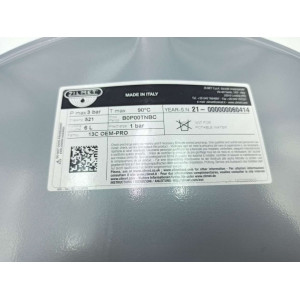 Расширительный бак ZILMET 6 л подходит для ARISTON / BIASI / BOSCH / ELECTROLUX / HERMANN / ITALTHERM / MASTER GAS / NEVA LUX / TIBERIS / PROTHERM / SAUNIER DUVAL / SIME / UNICAL / HAIER